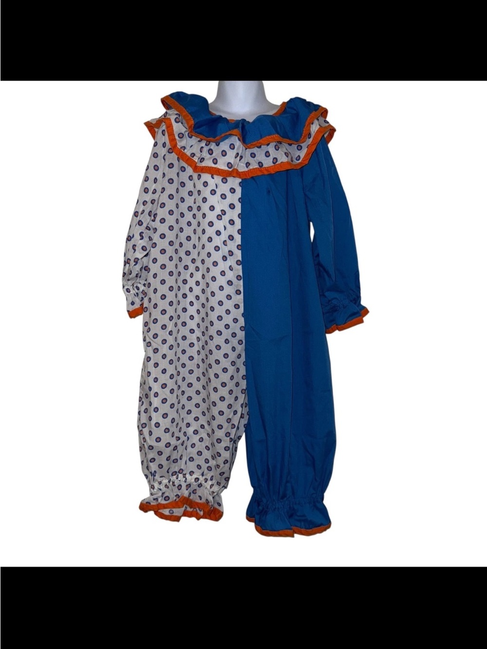 Vintage Handmade - boys clown Halloween costume